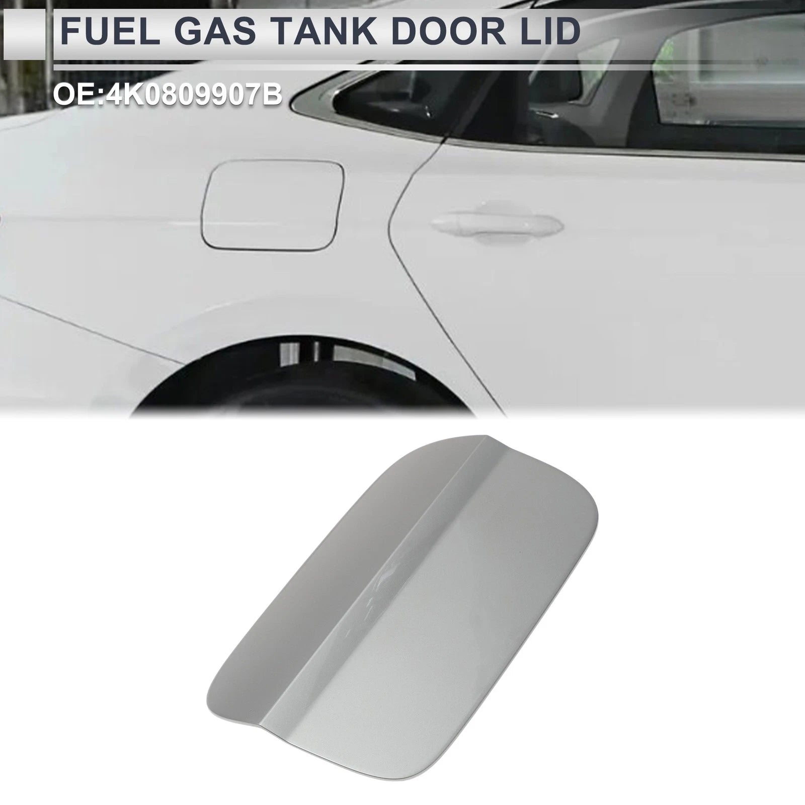 Fuel Tank Door Cap for Audi A6 (2019–2024) - Fuel Filler Flap Cover Light Gold