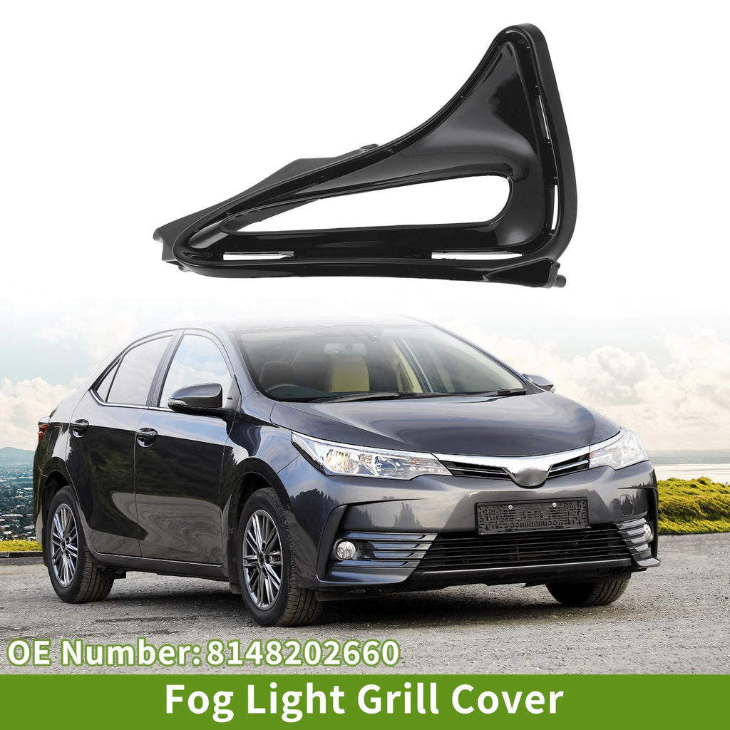 1 Pc Fog Light Grill for Toyota Corolla (2017–2018) No. 8148202660