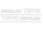 Bonnet Decal Set for New Holland TS115