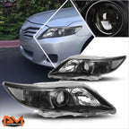 Projector Headlight for Toyota Camry (2010–2011) - Black Housing, Clear Lens
