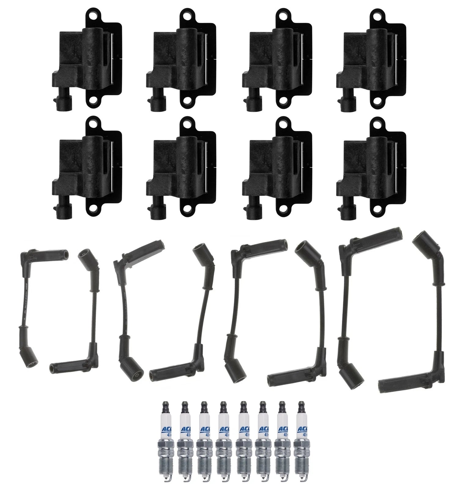 Set of 8 Ignition Wires & 8 Spark Plugs for GMC Savana 1500 2500 3500 (2003–2023)