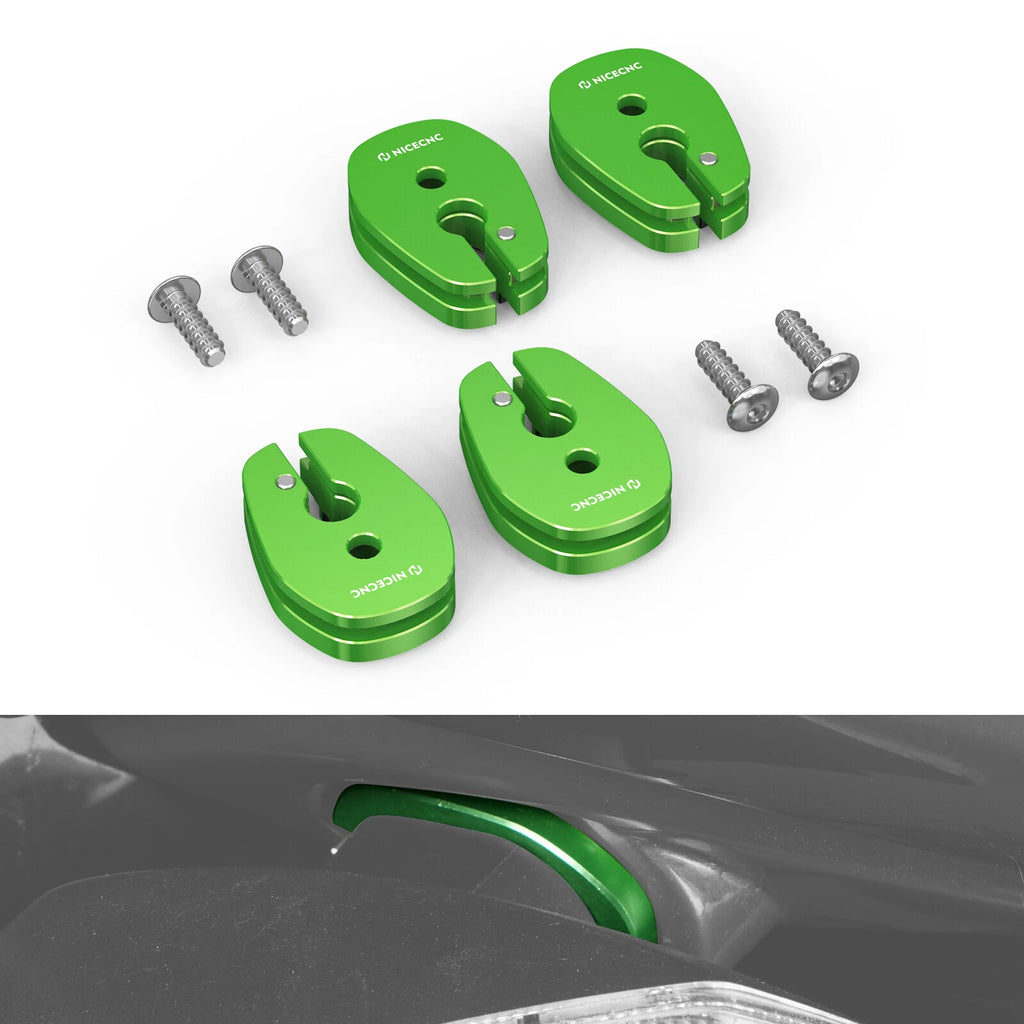 Blinker Stalk Elimination Kit Adapter Plate for Kawasaki KLR 650 (2008–2018)