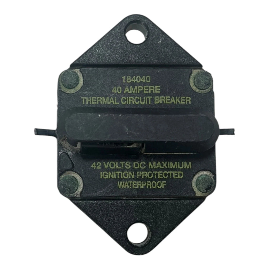 40 Amp Thermal Circuit Breaker for Eaton Bussmann (184040, 42V)