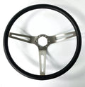 3 Spoke Steering Wheel Black Replacement for 1969-72 Chevy Chevelle