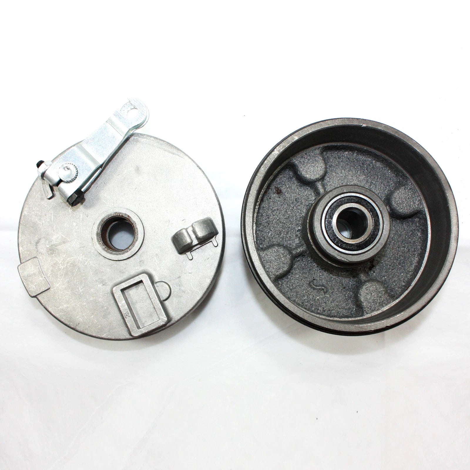 Right Drum Brake Housing Wheel Hub + Shoes for 125cc 150cc Quad ATV (2000–2023)