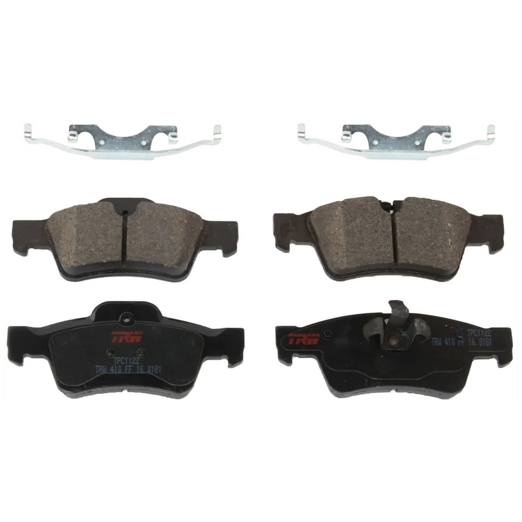 Set of 4 Brake Disc and Pad Kits for Mercedes-Benz