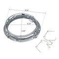 7" Headlamp HID LED Headlight Mounting Ring Bracket for Harley Road Glide (1994–2013)