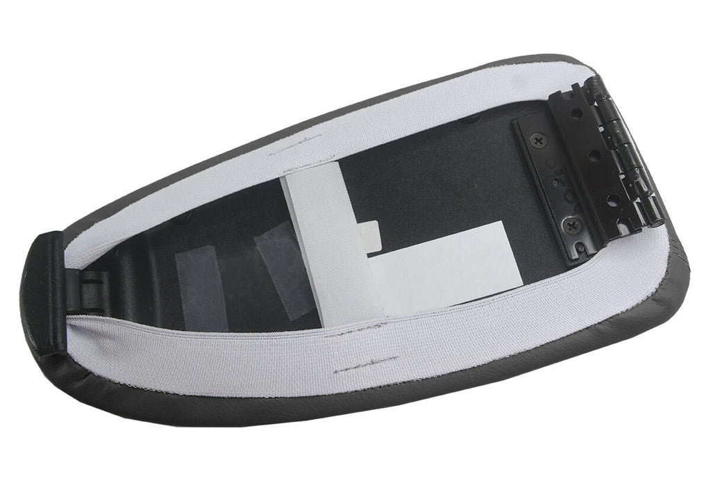 Leather Console Lid Pull Over Cover for Ford Focus (2000–2007) Gray