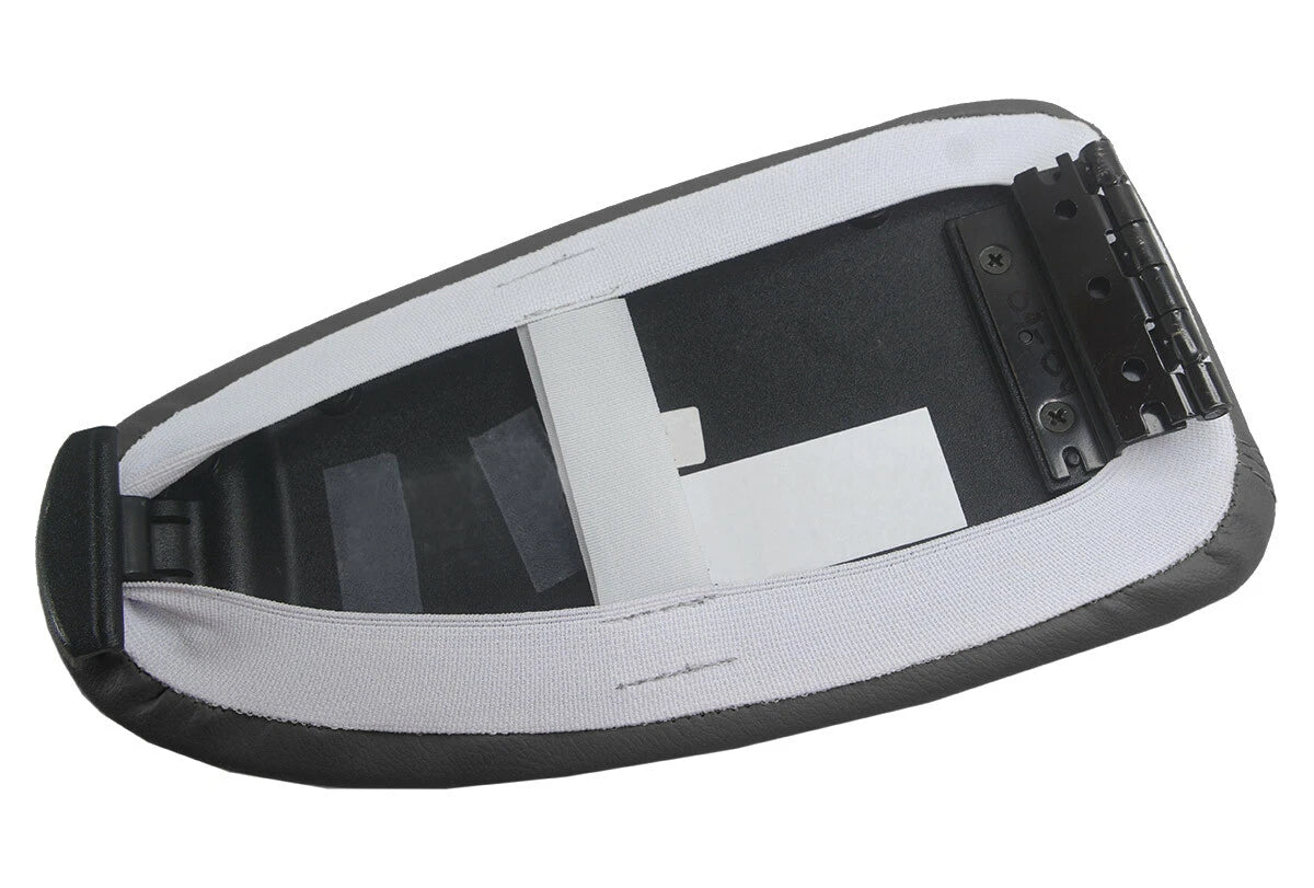 Leather Console Lid Pull Over Cover for Ford Focus (2000–2007) Gray