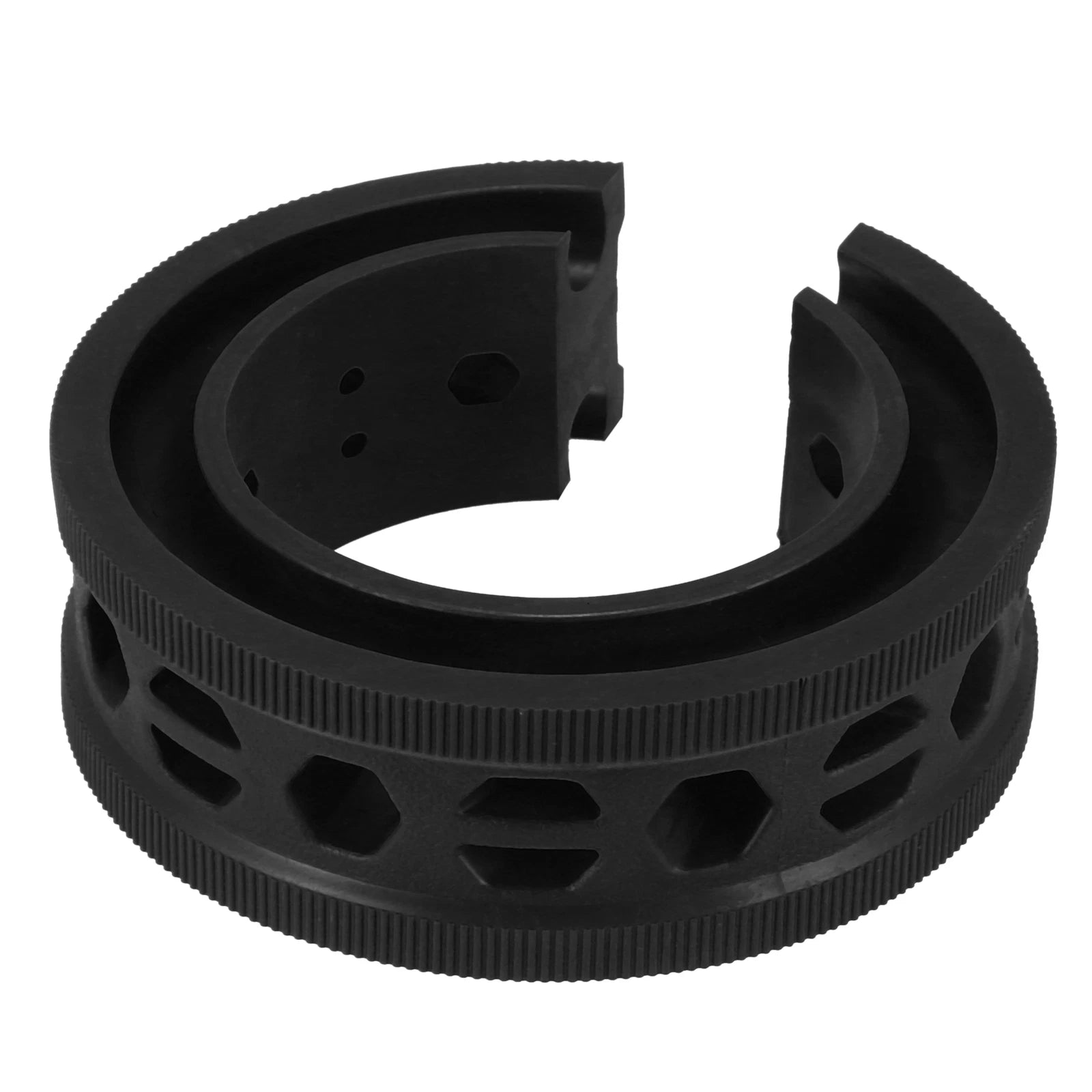 2X Black Coil Spring Rubber Buffer for Ford Chevy (Universal E Type)