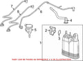 Vacuum Hose for Dodge Durango (2004–2009) 68040006AC