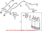 Vacuum Hose for Dodge Durango (2004–2009) 68040006AC