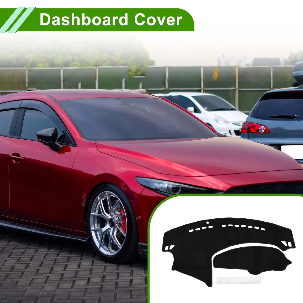 Dashboard Cover Mat for Mazda Axela BL (2009–2013) Sun Protector Black