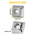 Left Driver Door Handle Key Bezel Cover for Nissan Titan (2004–2019) 80647-ZC00A