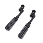 CNC Foot Pegs for Harley Road Glide (4.5" Long, Clamp 1.25")