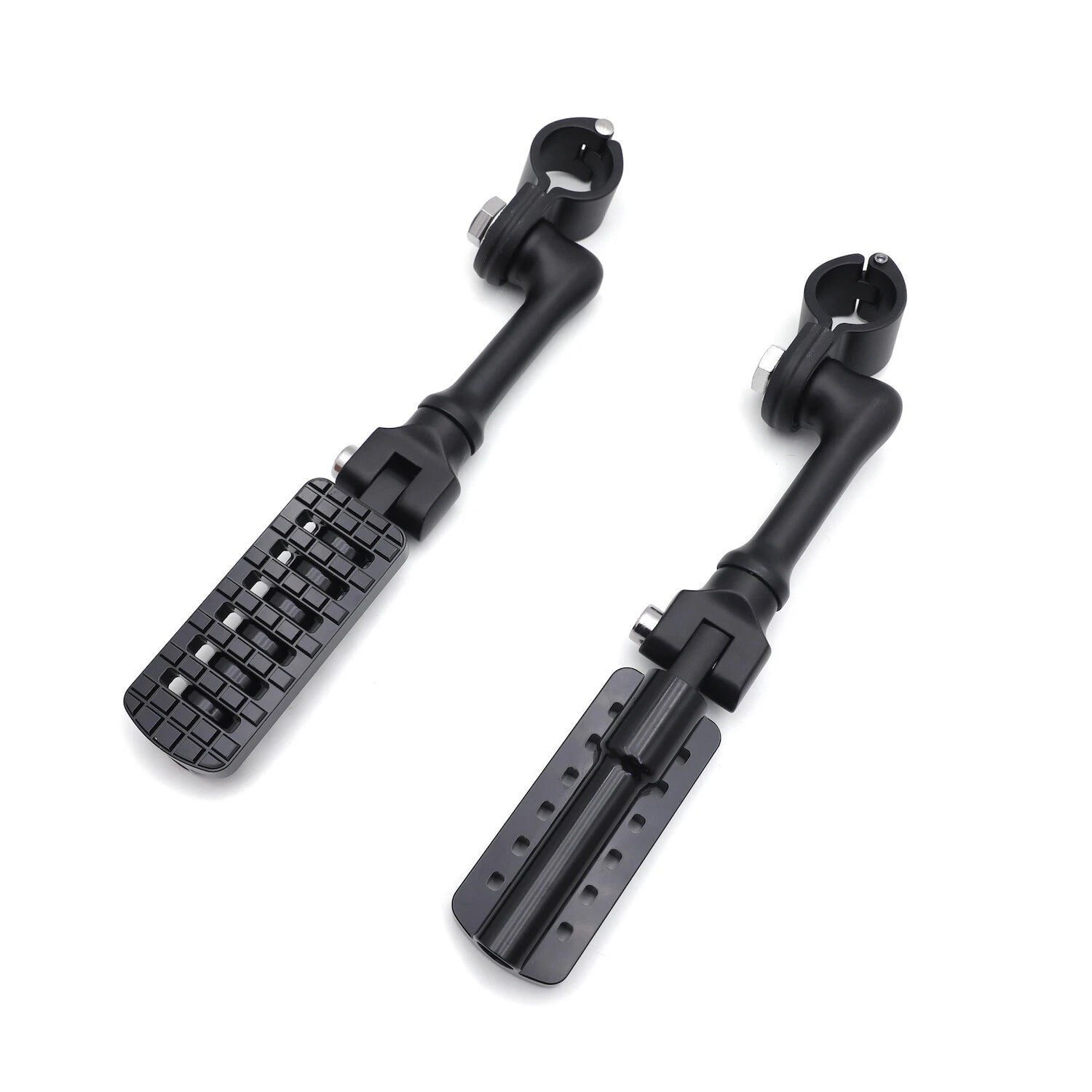 CNC Foot Pegs for Harley Road Glide (4.5" Long, Clamp 1.25")