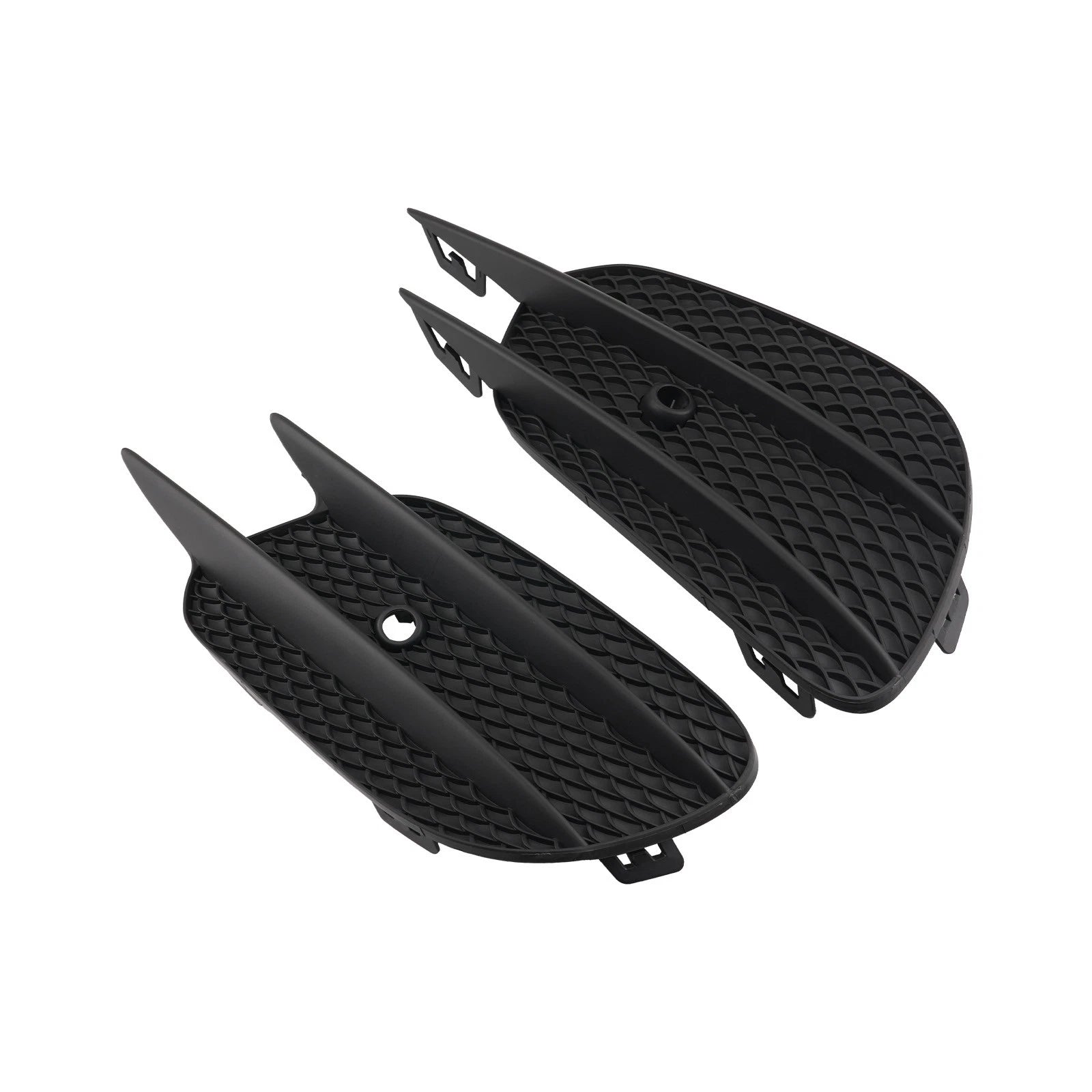 Pair Front Bumper Fog Light Covers for Mercedes-Benz W213 E400 E450 E53 (2016–2019)