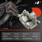 Front Left Brake Caliper with Bracket for Chevrolet Trailblazer (2002-2009)