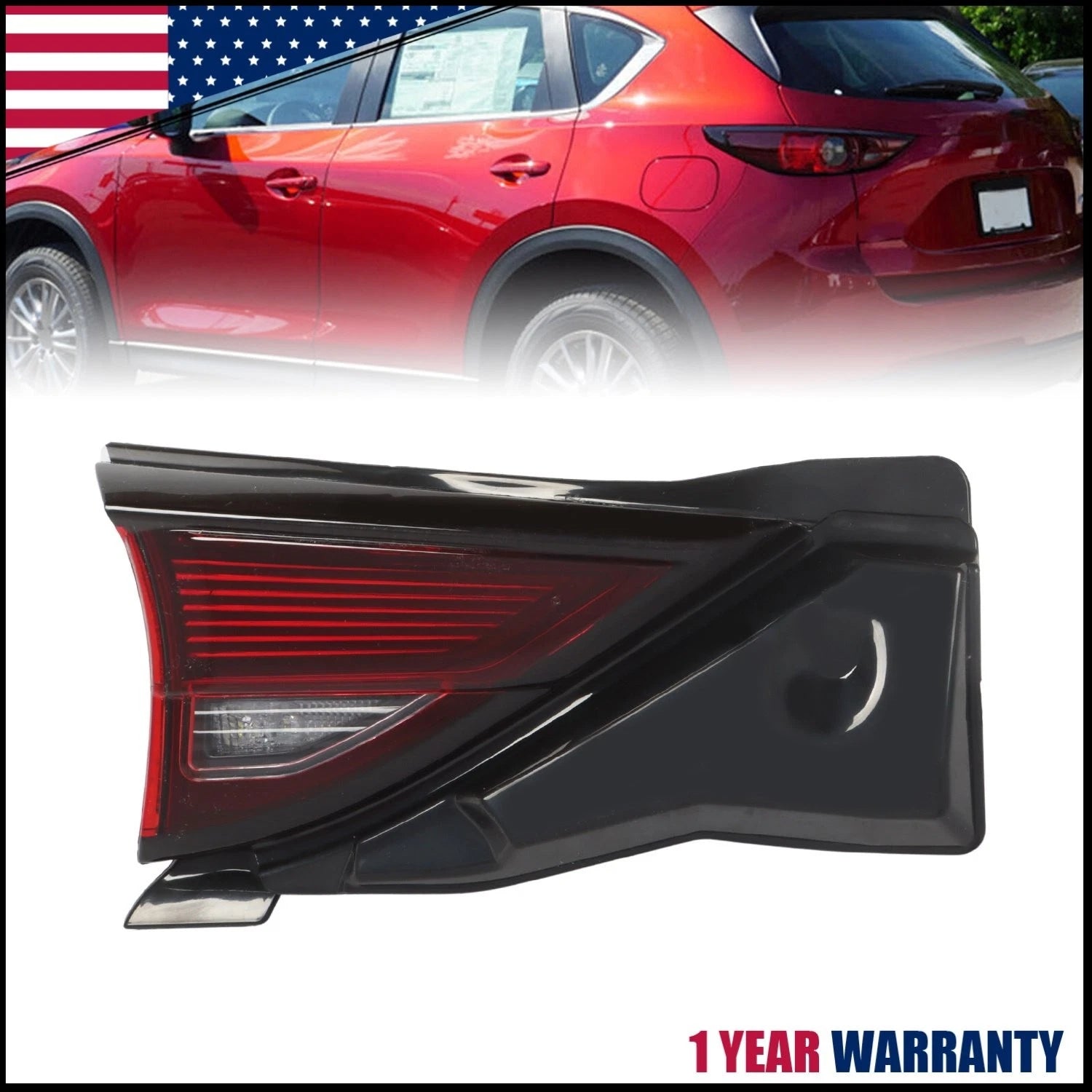 Rear Brake Lamps for Mazda CX-5 CX5 (2017–2021) Left Driver Tail Light