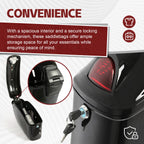 Saddle Bags and Luggage Trunk with LED Light for Harley Honda