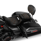 Passenger Sissy Bar Backrest Pad & Mounts for Harley Electra Glide Road King