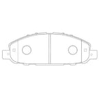 Bosch Front Disc Brake Pads Set for Nissan Urvan E20 1974~1980 1.6L 2.0L Van