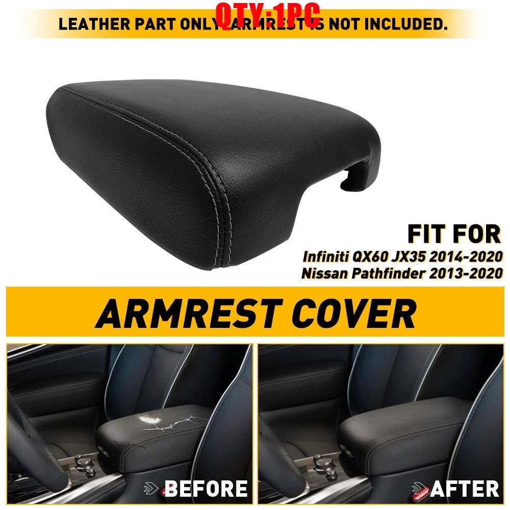 Armrest Cover Console Lid for Nissan Pathfinder QX60 JX35 (2013–2020)
