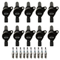 Denso 10 Ignition Coils & Iridium Spark Plugs for F-250 F-350 (2003–2007)
