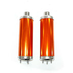 310mm Twin Exhaust Mufflers for 110cc 125cc Quad Dirt Bike ATV Dune Buggy
