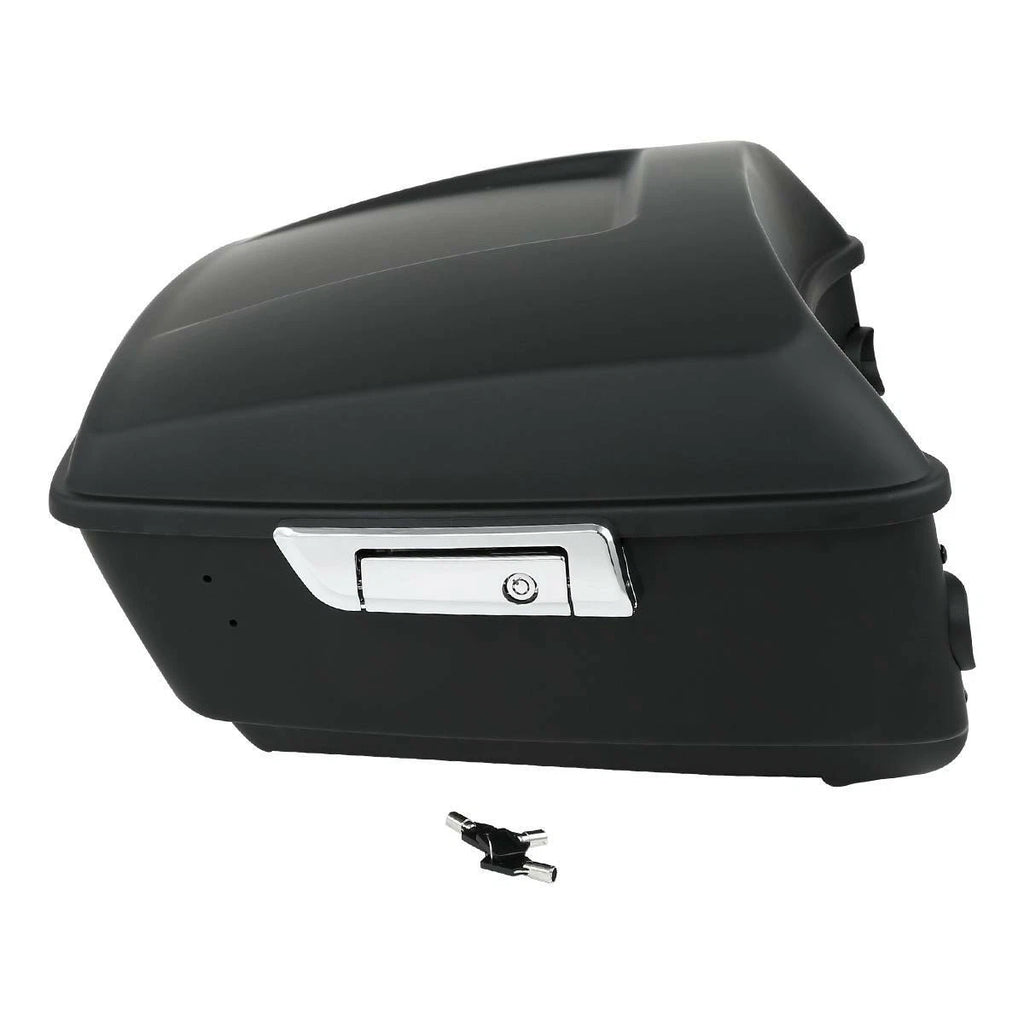 Matte Black Trunk Backrest Mount Rack for Harley Road Glide (2014–2026)