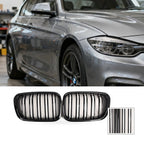 Front Grille Mesh for BMW 3 Series E46 Sedan (1998–2001) Matte Black