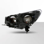 Halogen Headlight for Ford Escape (2017–2019) Right Side, Chrome, w/Bulb