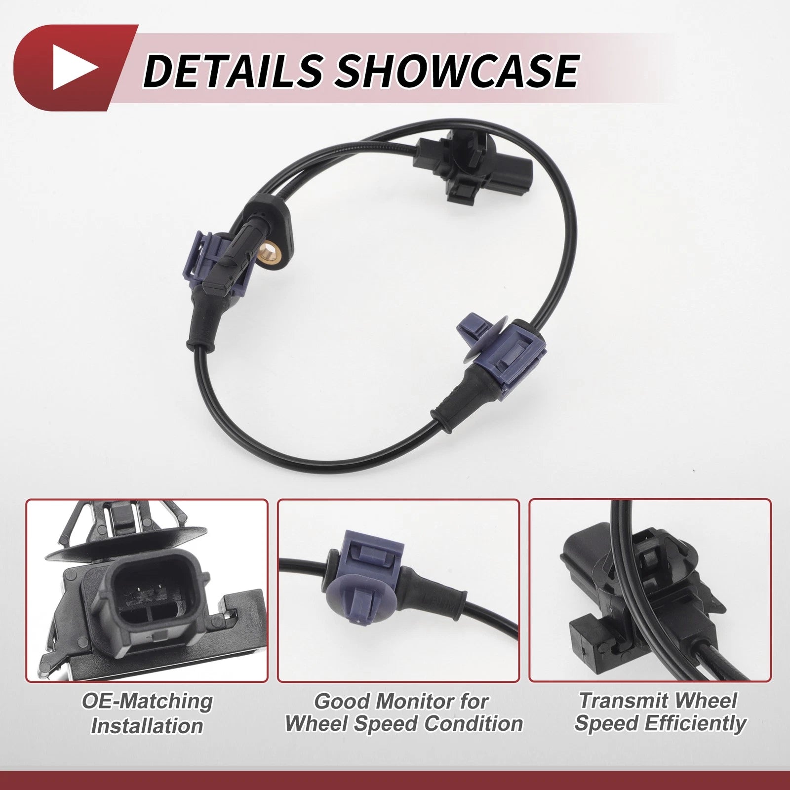 ABS Wheel Speed Sensor No. 57470T0AA01 for Honda CR-V (2012) Rear Right