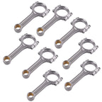 Set of 8 I-Beam 5140 Connecting Rods for SBC Chevy 350 (500HP)