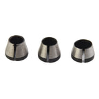 6Pcs Router Bit Collet Chuck Adapter + 2Pcs Nuts for Engraving Machine