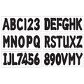 Set of 4 Boat Hull Identification Registration Kits A-Z & 0-9 for Marine Vehicle
