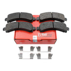 Set of 4 TRW Pro Rear Metallic Brake Pads for Chevy Express 2500 GMC Savana 3500
