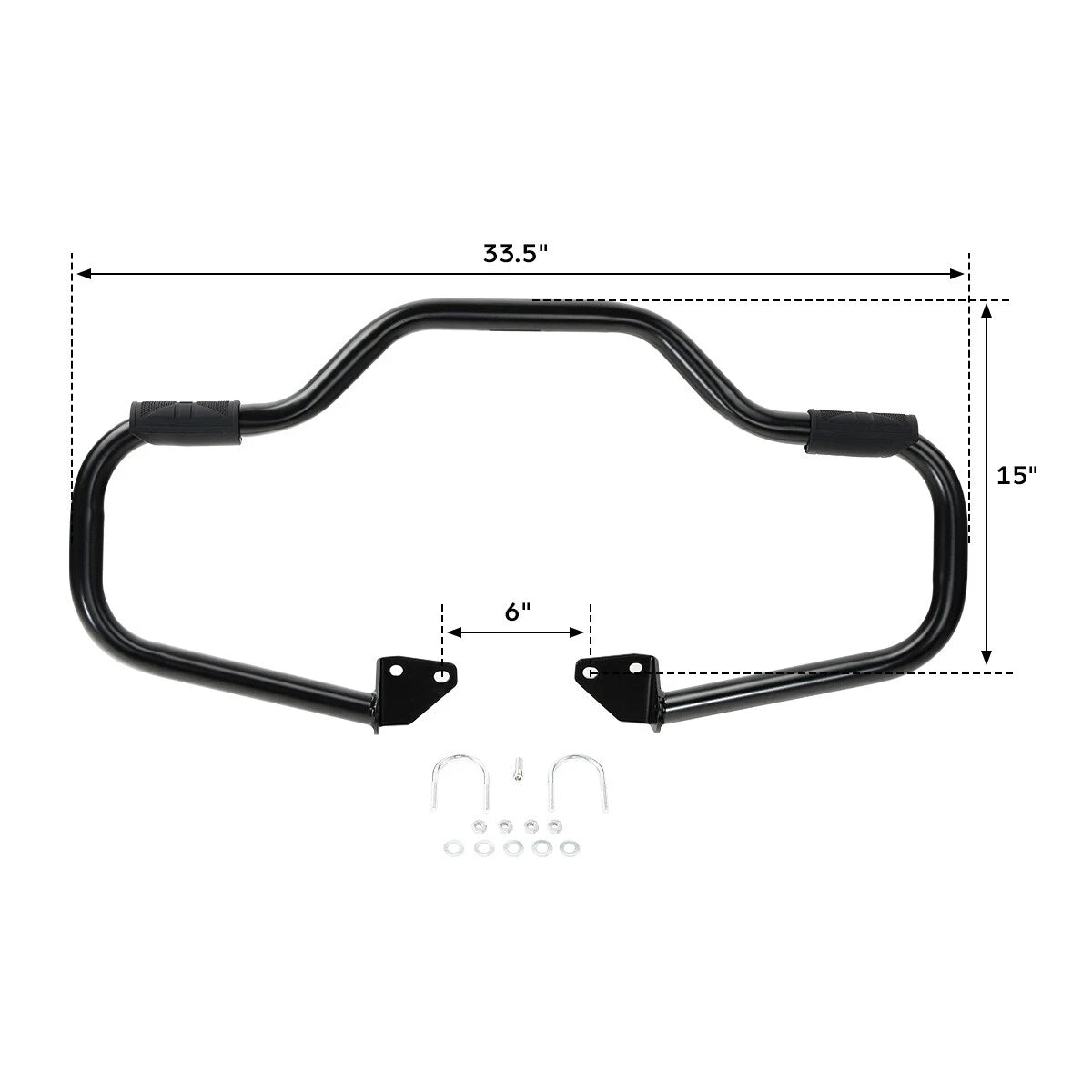 Mustache Engine Guard Highway Crash Bar for Harley Dyna Super Glide (2006–2017)