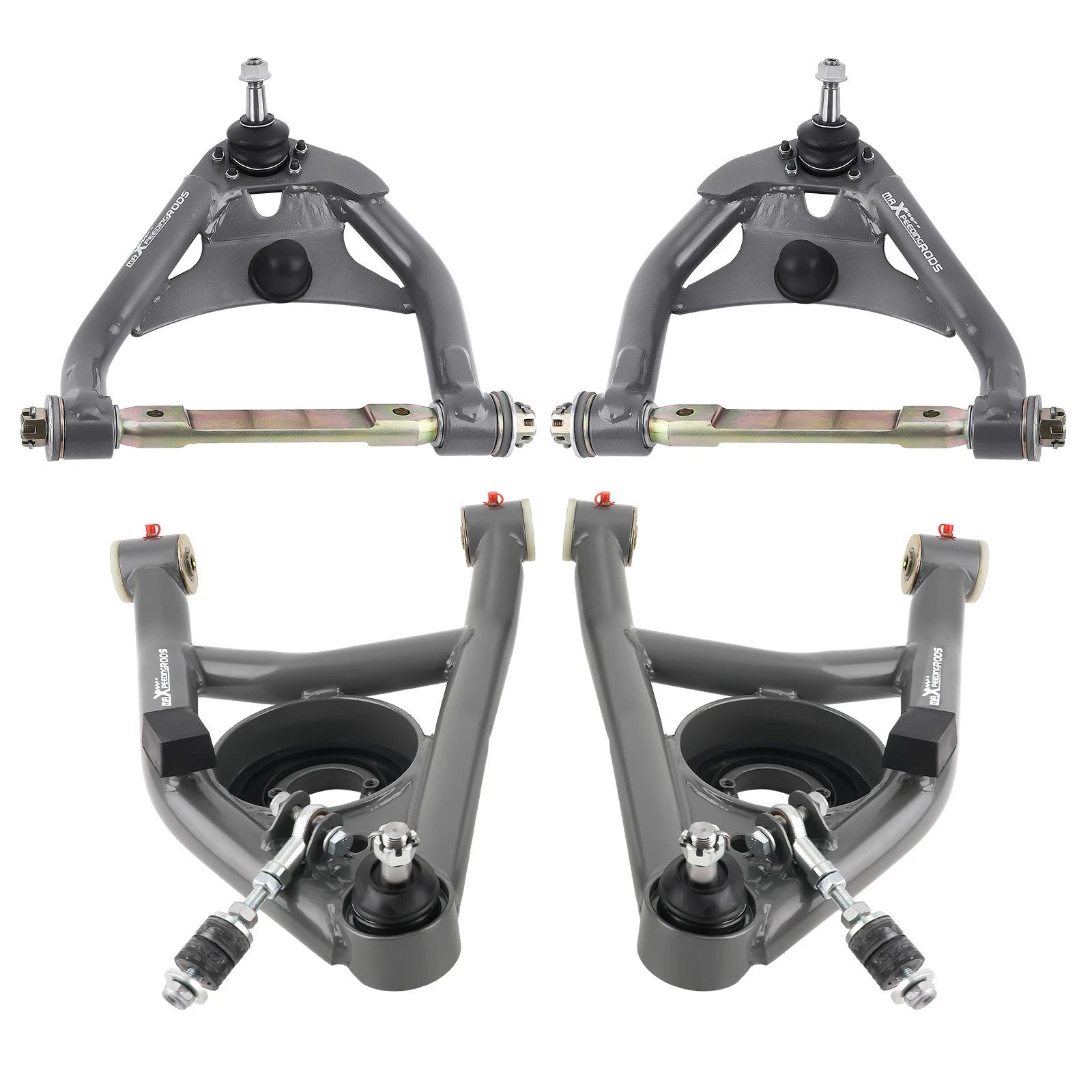 Set of 4 Tubular Control Arms for GM A-Body (1964–1972)