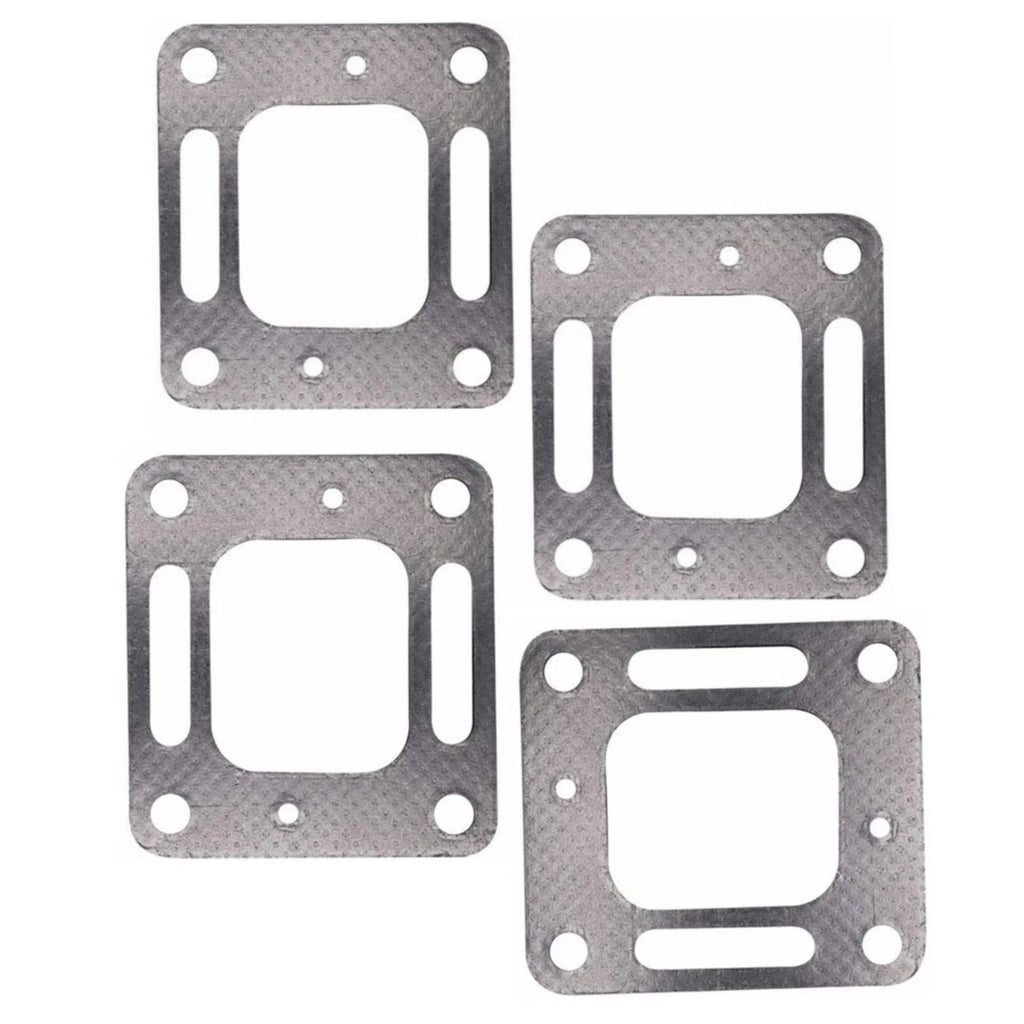 Set of 4 Manifold Riser Elbow Gaskets for Mercruiser 4.3 5.0 5.7 454 502