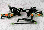 Rearsets Foot Pegs for Yamaha YZF R1 (2009-2013) Black