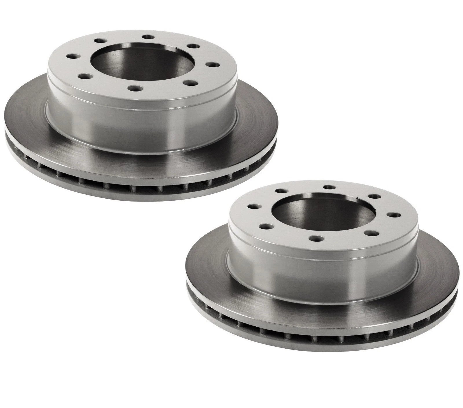 Set of 2 Rear Brake Disc Rotors Coated 330mm for Chevrolet GMC