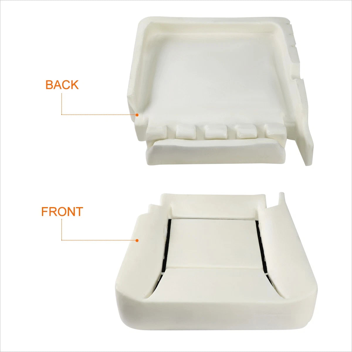 Front Driver Bucket Seat Bottom Cushion Pad for Dodge Ram 1500-5500 (2006–2010)