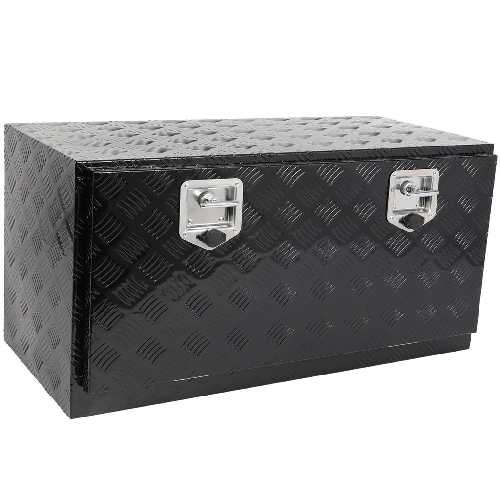 2X 36"x 17"x 18" Multifunctional Storage Tool Box for Truck Black