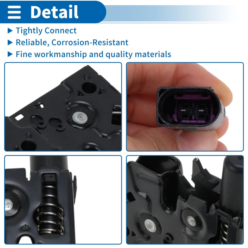Hood Latch Assembly for Audi Q3 (2015–2018) No. 8U0823509 1 Pcs
