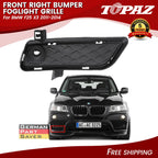 Front Right Fog Light Grille for BMW X3 (2011–2014)