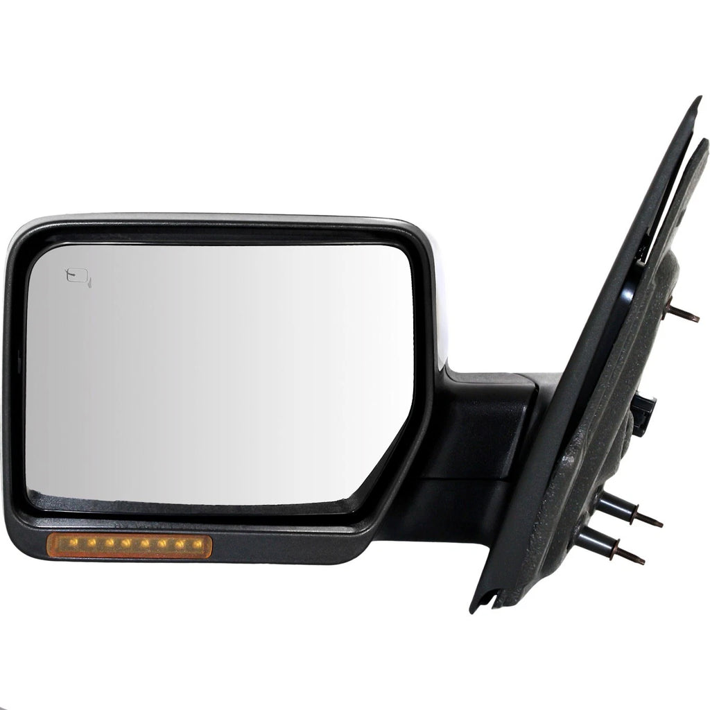 Power Mirror Set of 2 for Ford F-150 (2007–2008) Power Folding Heated Chrome