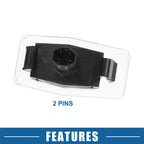 2Pcs LED License Plate Light Assembly No.YL8Z13550AA for Mazda MX-5 (1998–2005)
