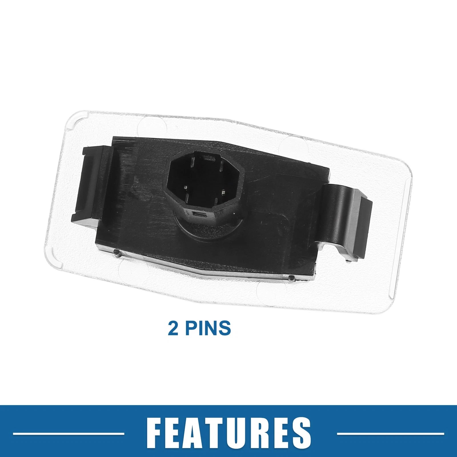 2Pcs LED License Plate Light Assembly No.YL8Z13550AA for Mazda MX-5 (1998–2005)