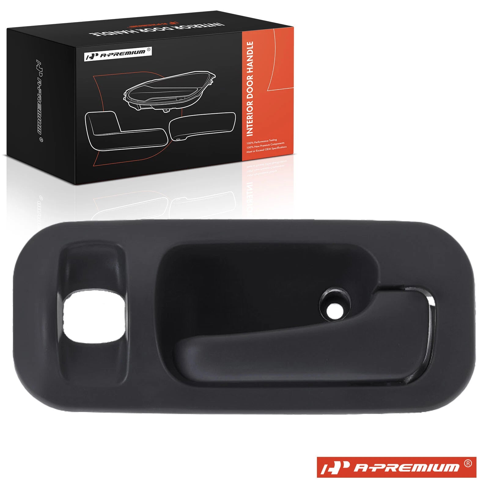 Rear Right Gray Interior Door Handle for Honda Civic (1992–1995)